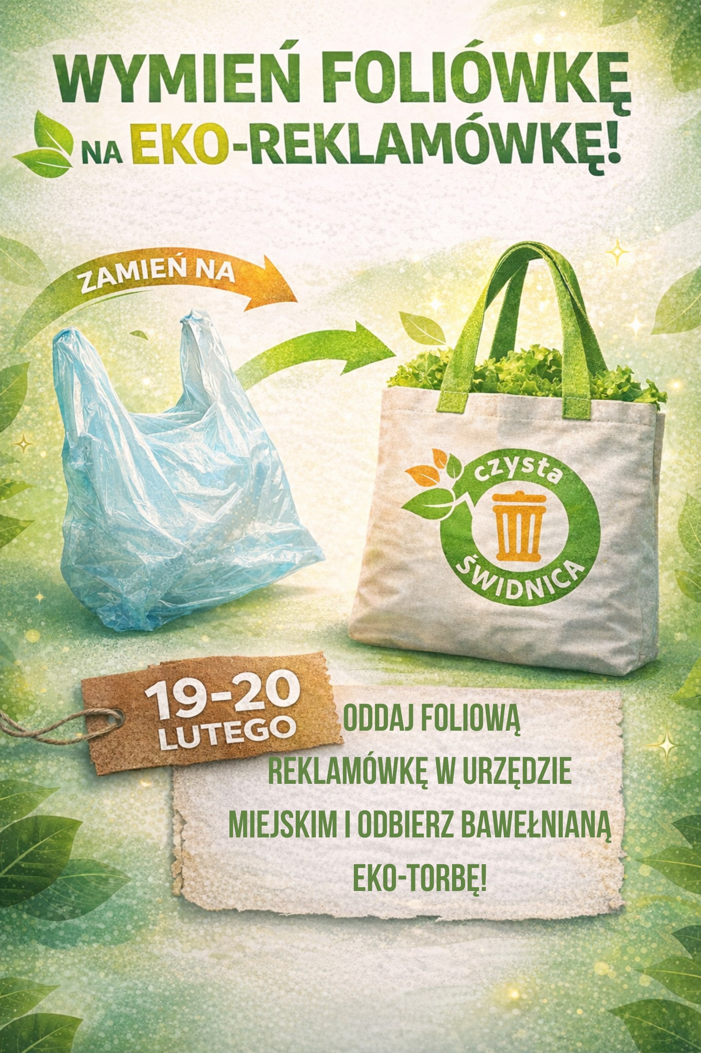 WYMIEŃ FOLIÓWKĘ NA EKO REKLAMÓWKĘ