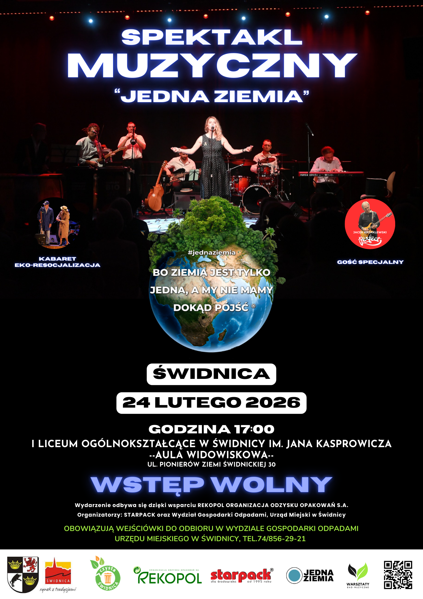 SPEKTAKL MUZYCZNY „JEDNA ZIEMIA” DLA DOROSŁYCH SENIORÓW