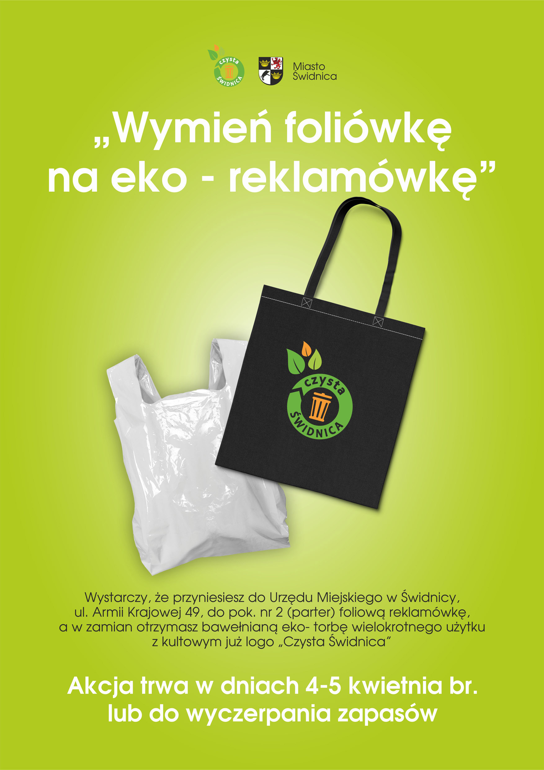 WYMIEŃ FOLIÓWKĘ NA EKO REKLAMÓWKĘ