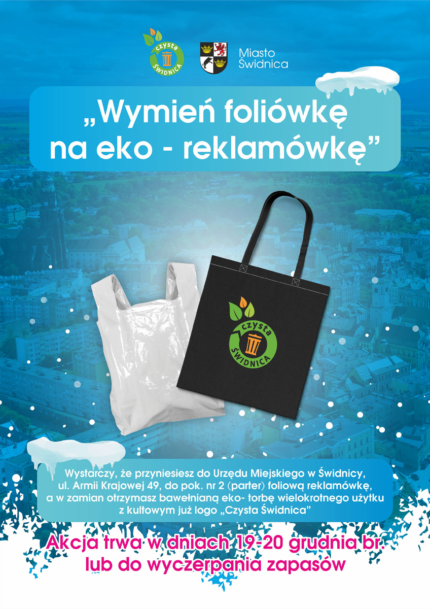 WYMIEŃ FOLIÓWKĘ NA EKO REKLAMÓWKĘ